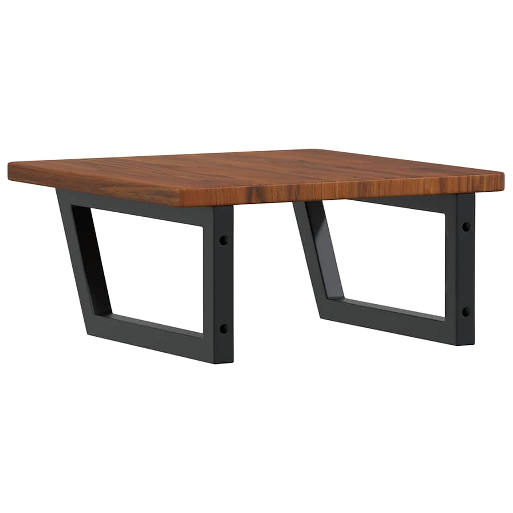 Badkamer wandschap staal en massief eikenhout is nu te koop bij PeponiXL, paradijselijk wonen!