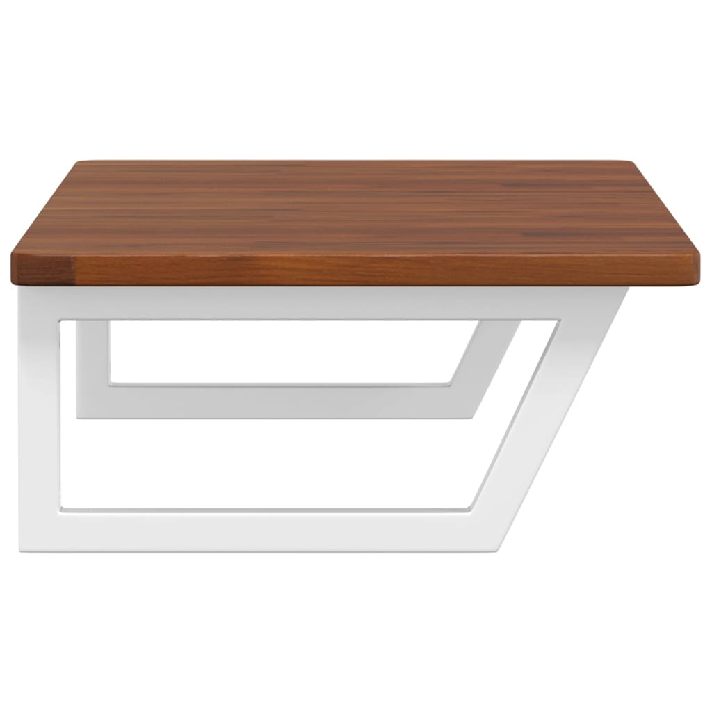 Badkamer wandschap staal en massief eikenhout is nu te koop bij PeponiXL, paradijselijk wonen!