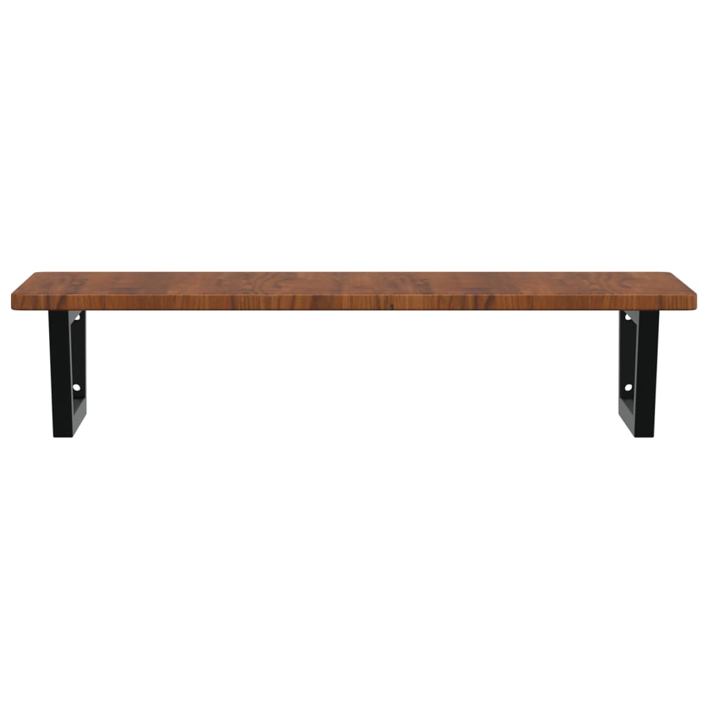 Badkamer wandschap staal en massief eikenhout is nu te koop bij PeponiXL, paradijselijk wonen!