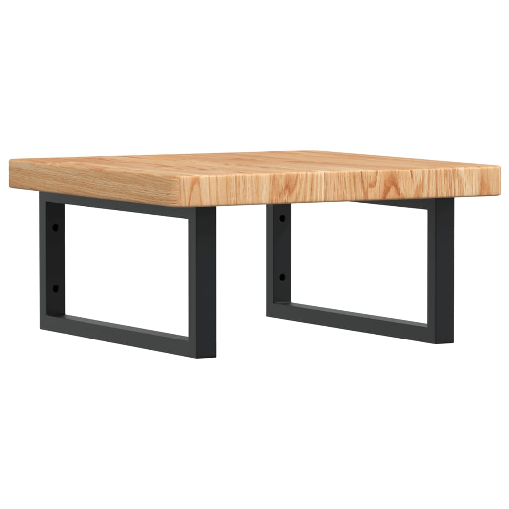 Badkamer wandschap staal en massief eikenhout is nu te koop bij PeponiXL, paradijselijk wonen!