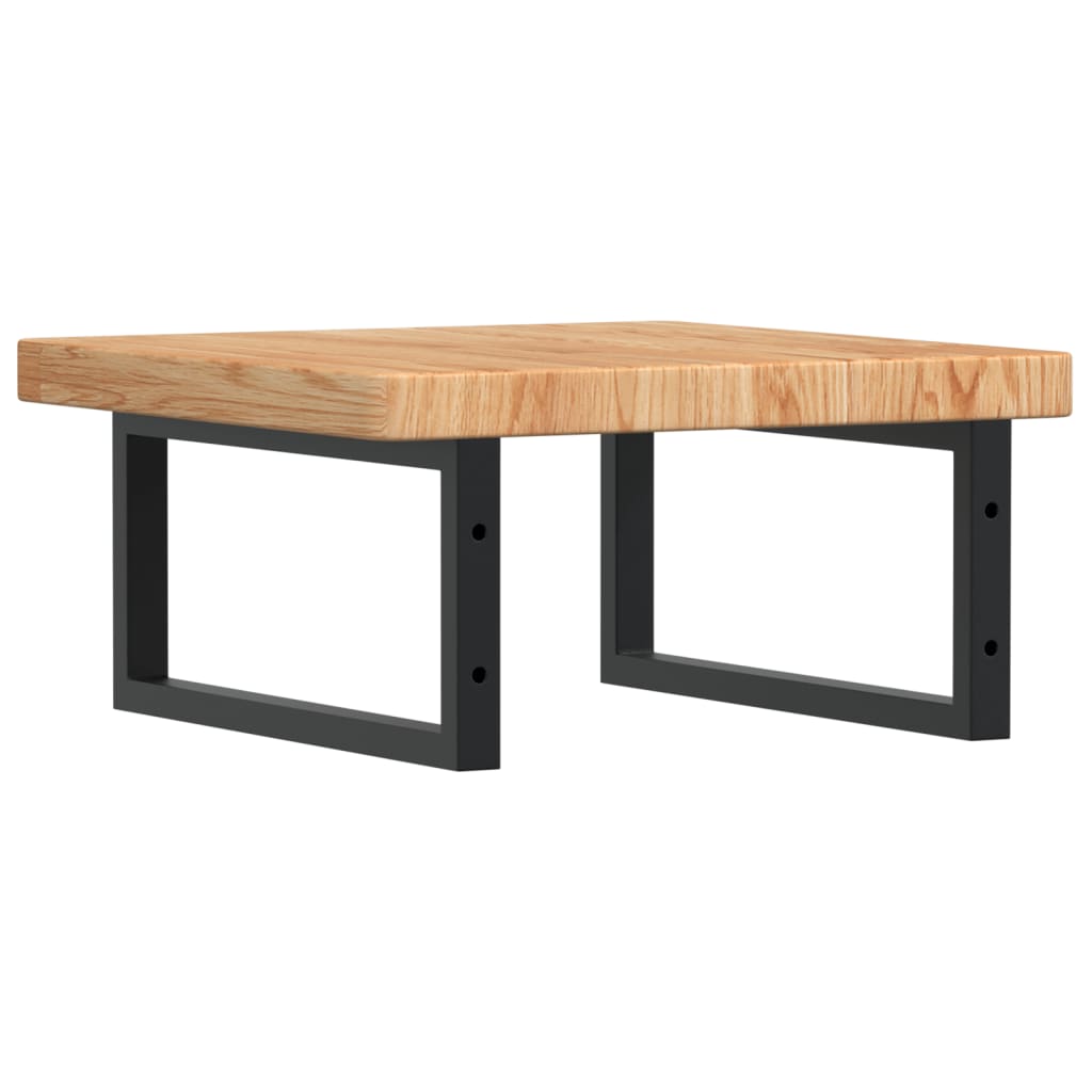 Badkamer wandschap staal en massief eikenhout is nu te koop bij PeponiXL, paradijselijk wonen!