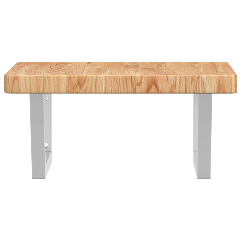 Badkamer wandschap staal en massief eikenhout is nu te koop bij PeponiXL, paradijselijk wonen!