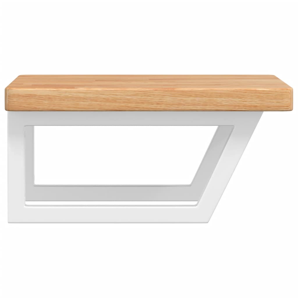 Badkamer wandschap staal en massief eikenhout is nu te koop bij PeponiXL, paradijselijk wonen!