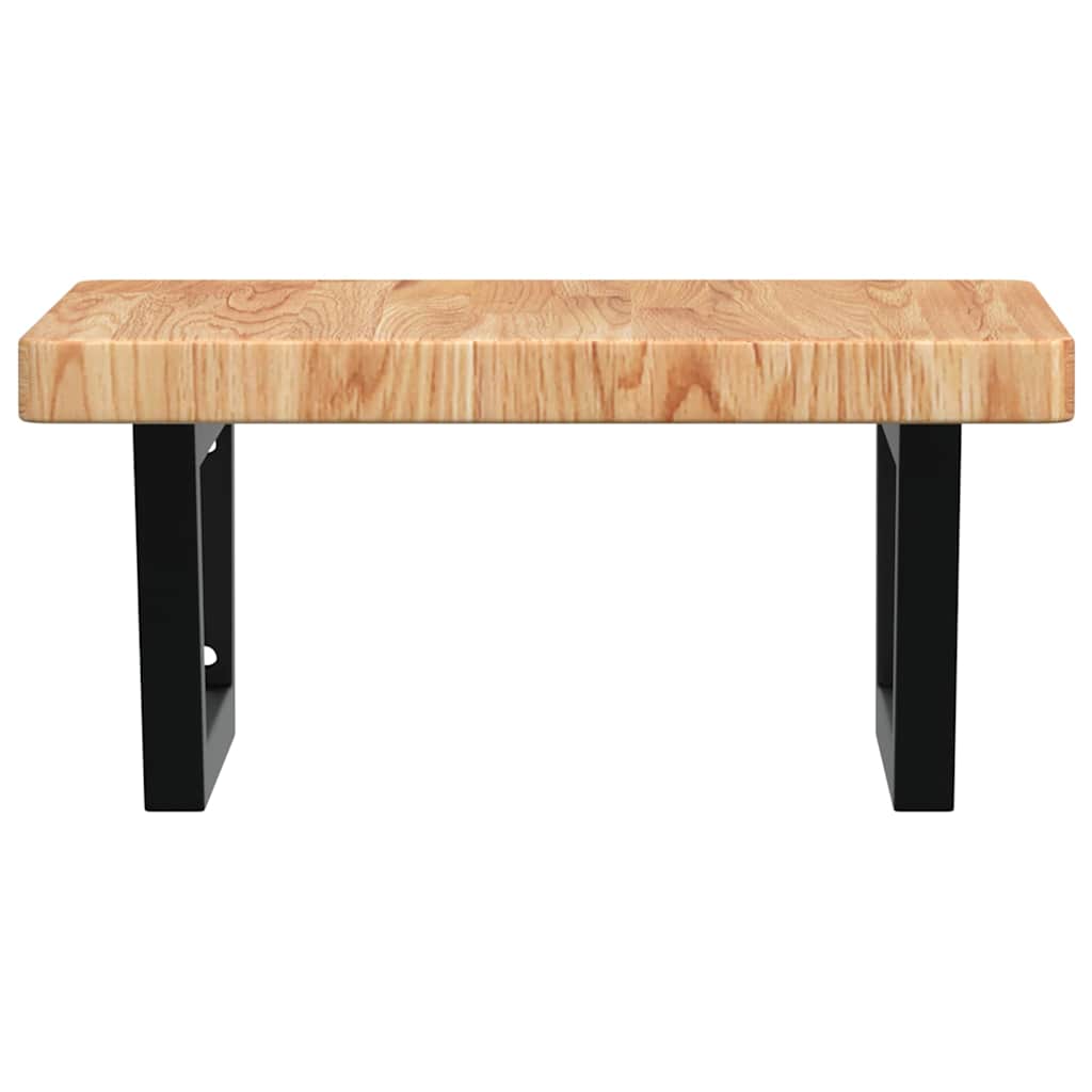 Badkamer wandschap staal en massief eikenhout is nu te koop bij PeponiXL, paradijselijk wonen!