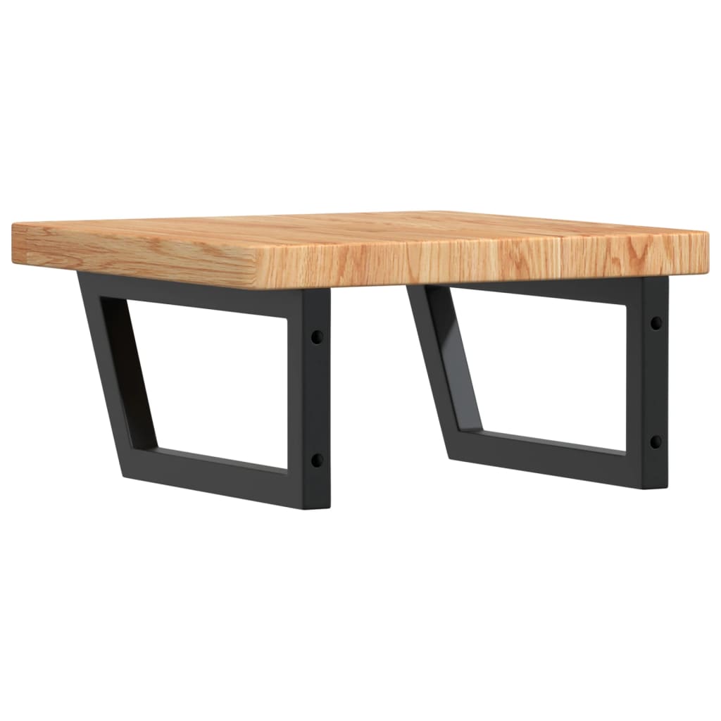 Badkamer wandschap staal en massief eikenhout is nu te koop bij PeponiXL, paradijselijk wonen!