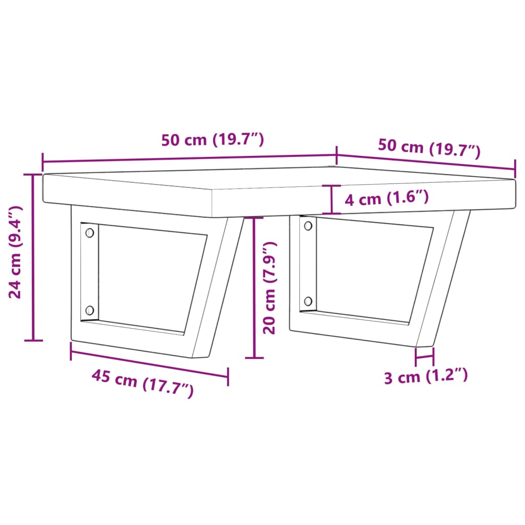 Badkamer wandschap staal en massief eikenhout is nu te koop bij PeponiXL, paradijselijk wonen!