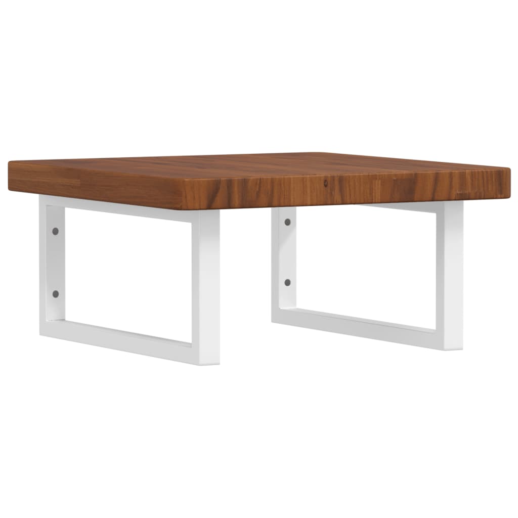 Badkamer wandschap staal en massief eikenhout is nu te koop bij PeponiXL, paradijselijk wonen!