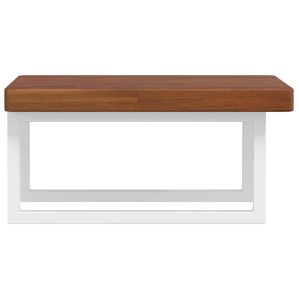 Badkamer wandschap staal en massief eikenhout is nu te koop bij PeponiXL, paradijselijk wonen!