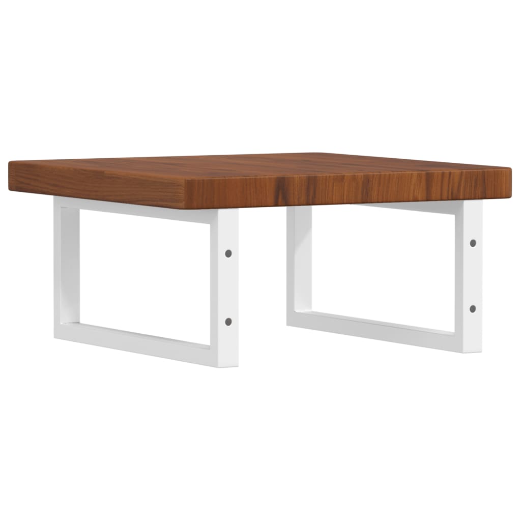 Badkamer wandschap staal en massief eikenhout is nu te koop bij PeponiXL, paradijselijk wonen!