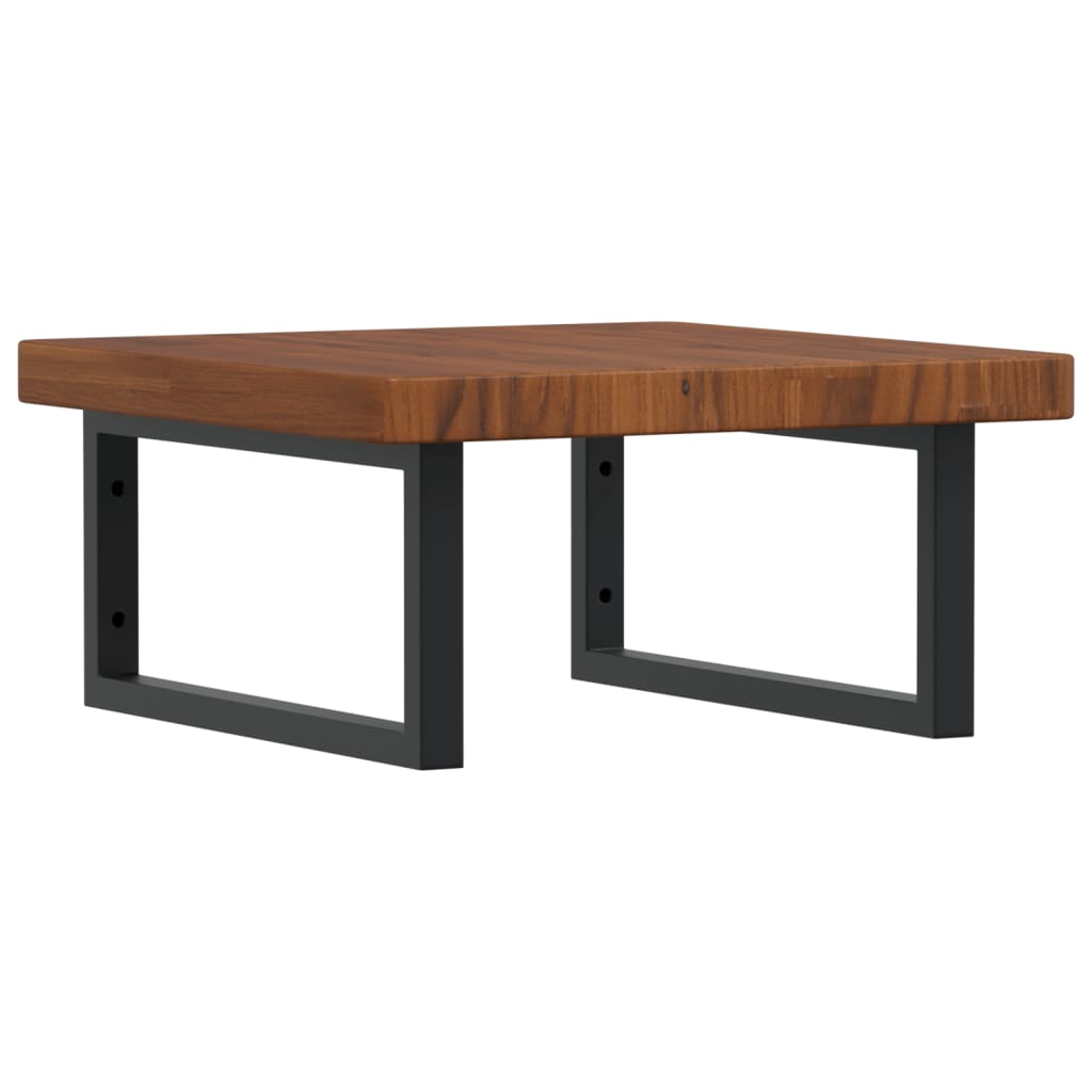 Badkamer wandschap staal en massief eikenhout is nu te koop bij PeponiXL, paradijselijk wonen!