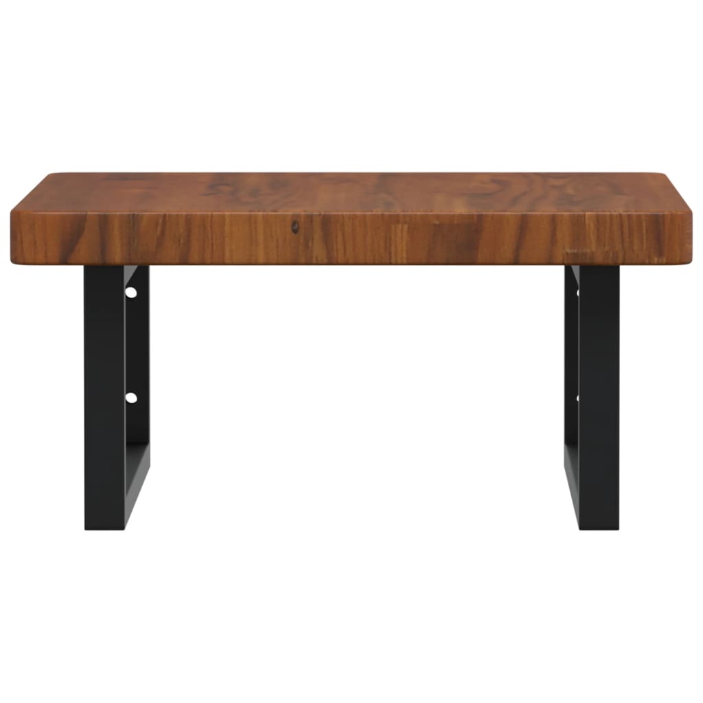 Badkamer wandschap staal en massief eikenhout is nu te koop bij PeponiXL, paradijselijk wonen!