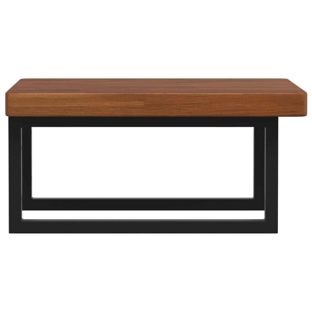 Badkamer wandschap staal en massief eikenhout is nu te koop bij PeponiXL, paradijselijk wonen!