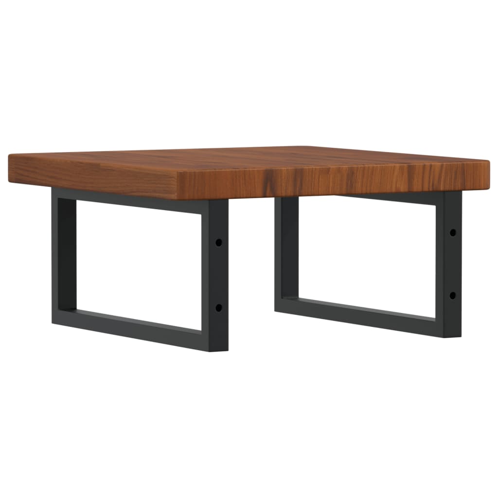 Badkamer wandschap staal en massief eikenhout is nu te koop bij PeponiXL, paradijselijk wonen!