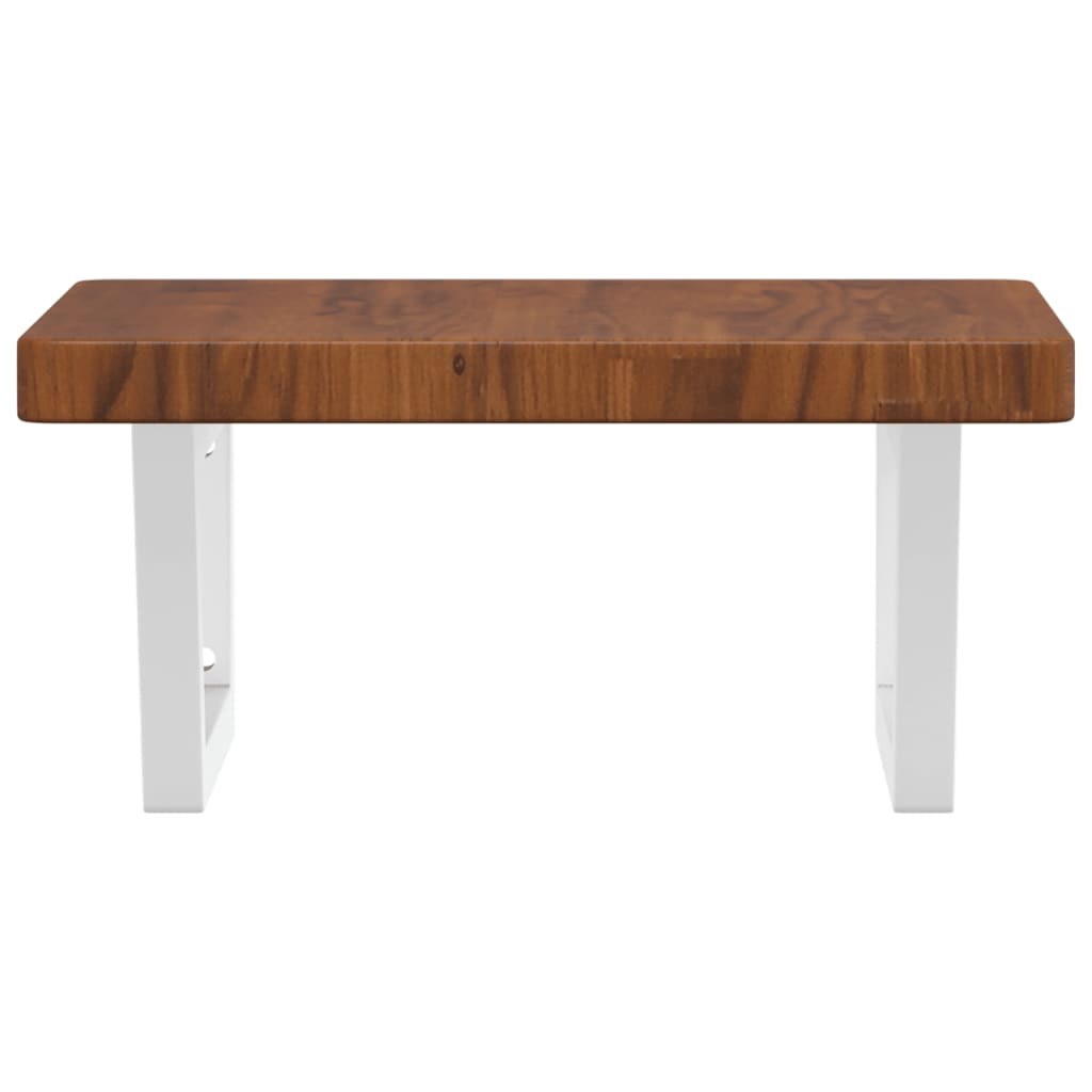 Badkamer wandschap staal en massief eikenhout is nu te koop bij PeponiXL, paradijselijk wonen!