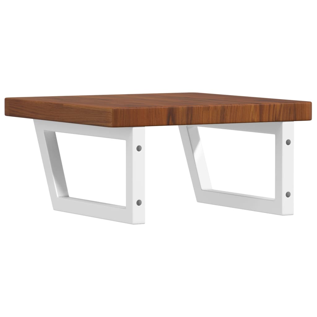 Badkamer wandschap staal en massief eikenhout is nu te koop bij PeponiXL, paradijselijk wonen!