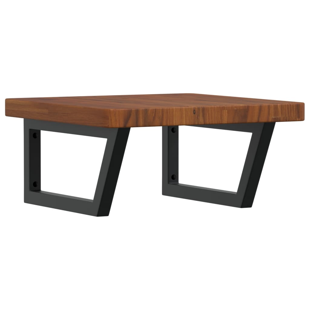 Badkamer wandschap staal en massief eikenhout is nu te koop bij PeponiXL, paradijselijk wonen!