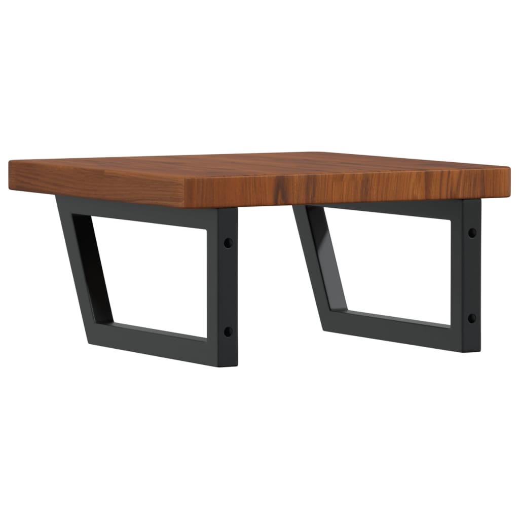 Badkamer wandschap staal en massief eikenhout is nu te koop bij PeponiXL, paradijselijk wonen!