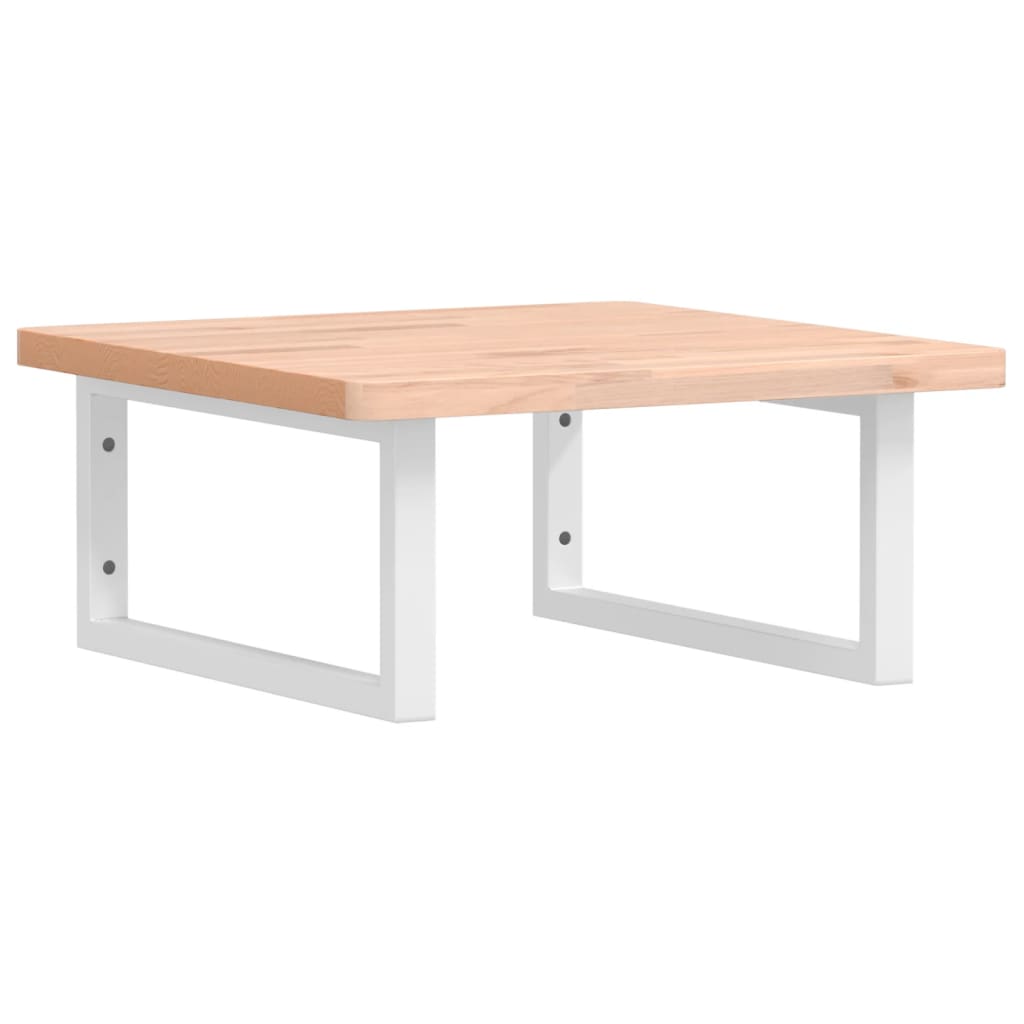 Badkamer wandschap staal en massief beukenhout is nu te koop bij PeponiXL, paradijselijk wonen!