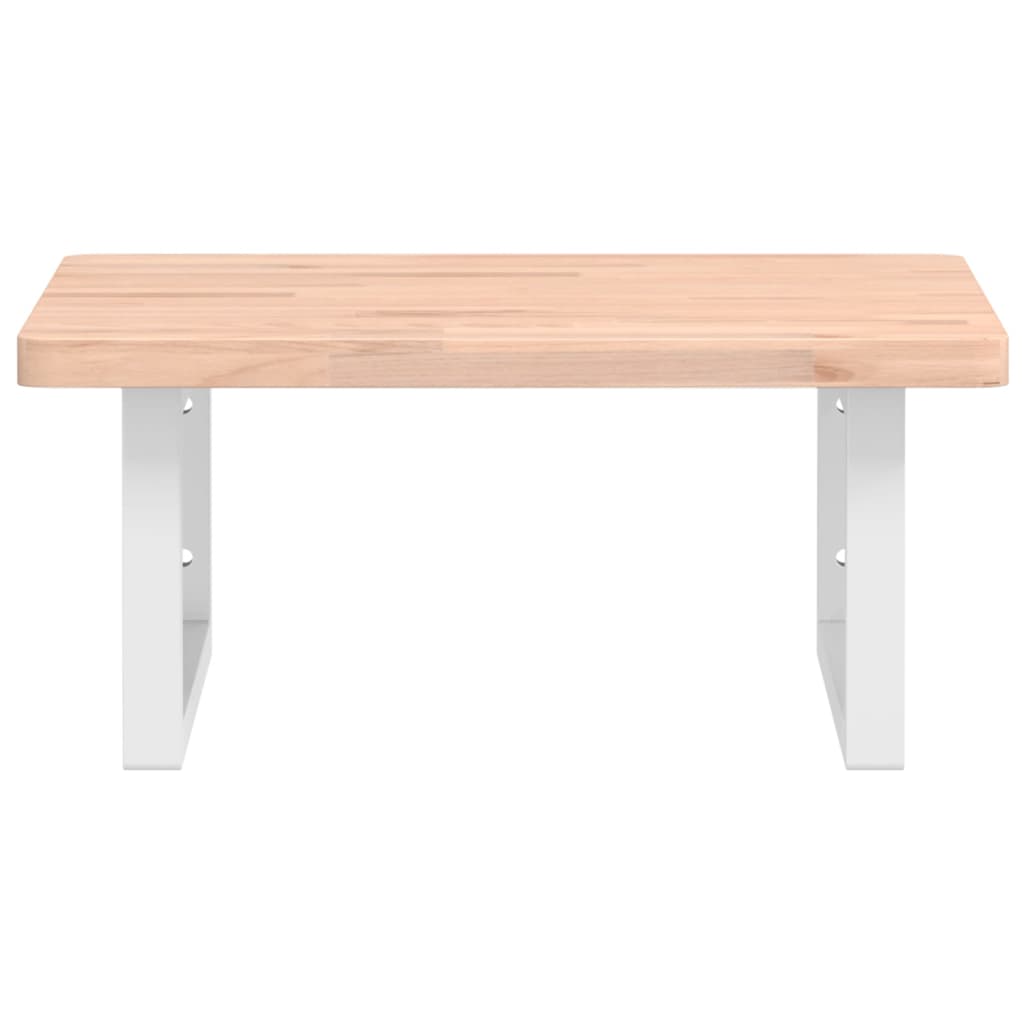 Badkamer wandschap staal en massief beukenhout is nu te koop bij PeponiXL, paradijselijk wonen!