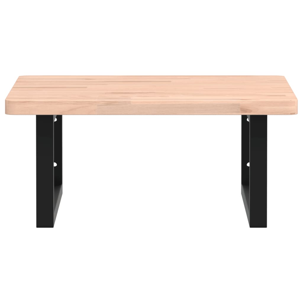 Badkamer wandschap staal en massief beukenhout is nu te koop bij PeponiXL, paradijselijk wonen!