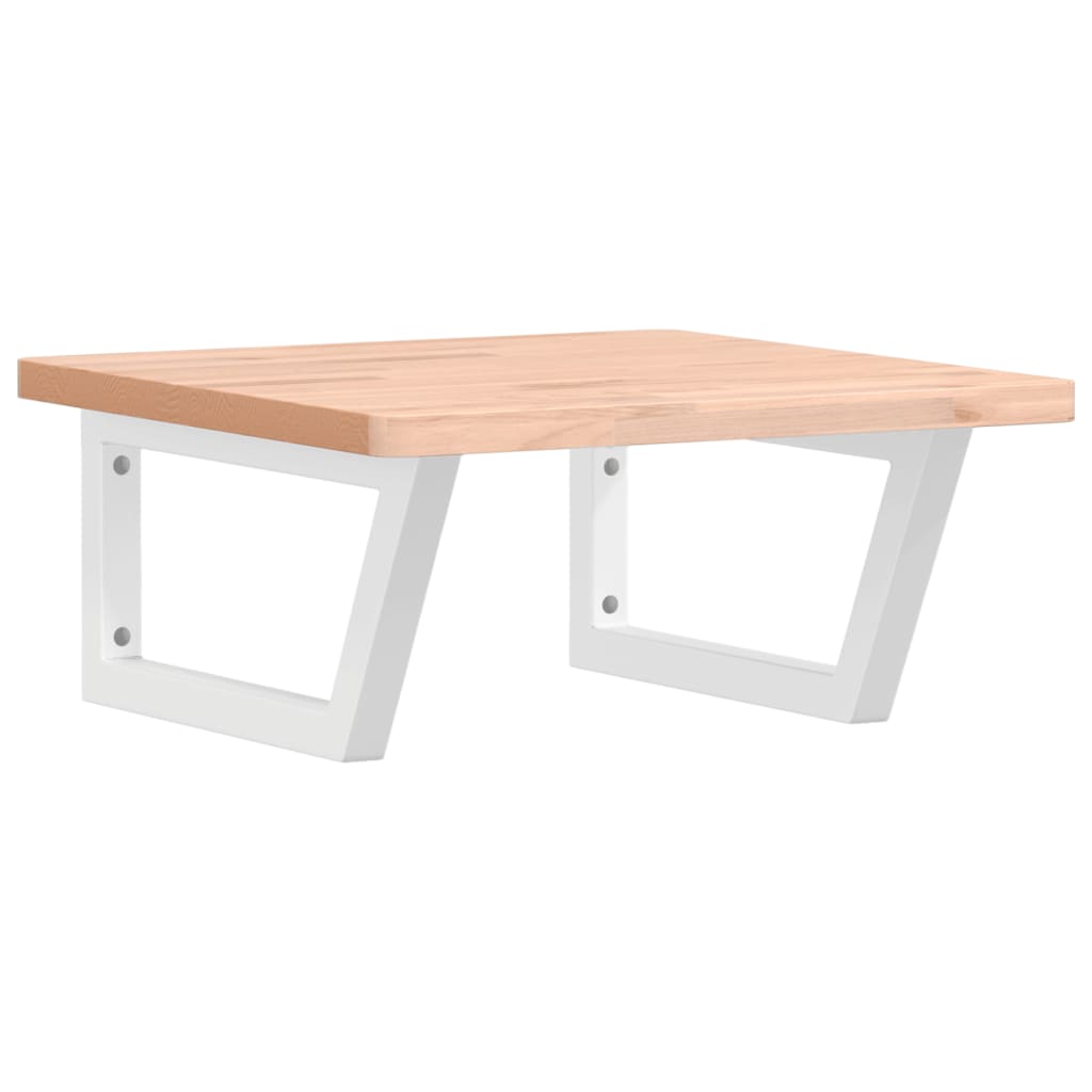 Badkamer wandschap staal en massief beukenhout is nu te koop bij PeponiXL, paradijselijk wonen!