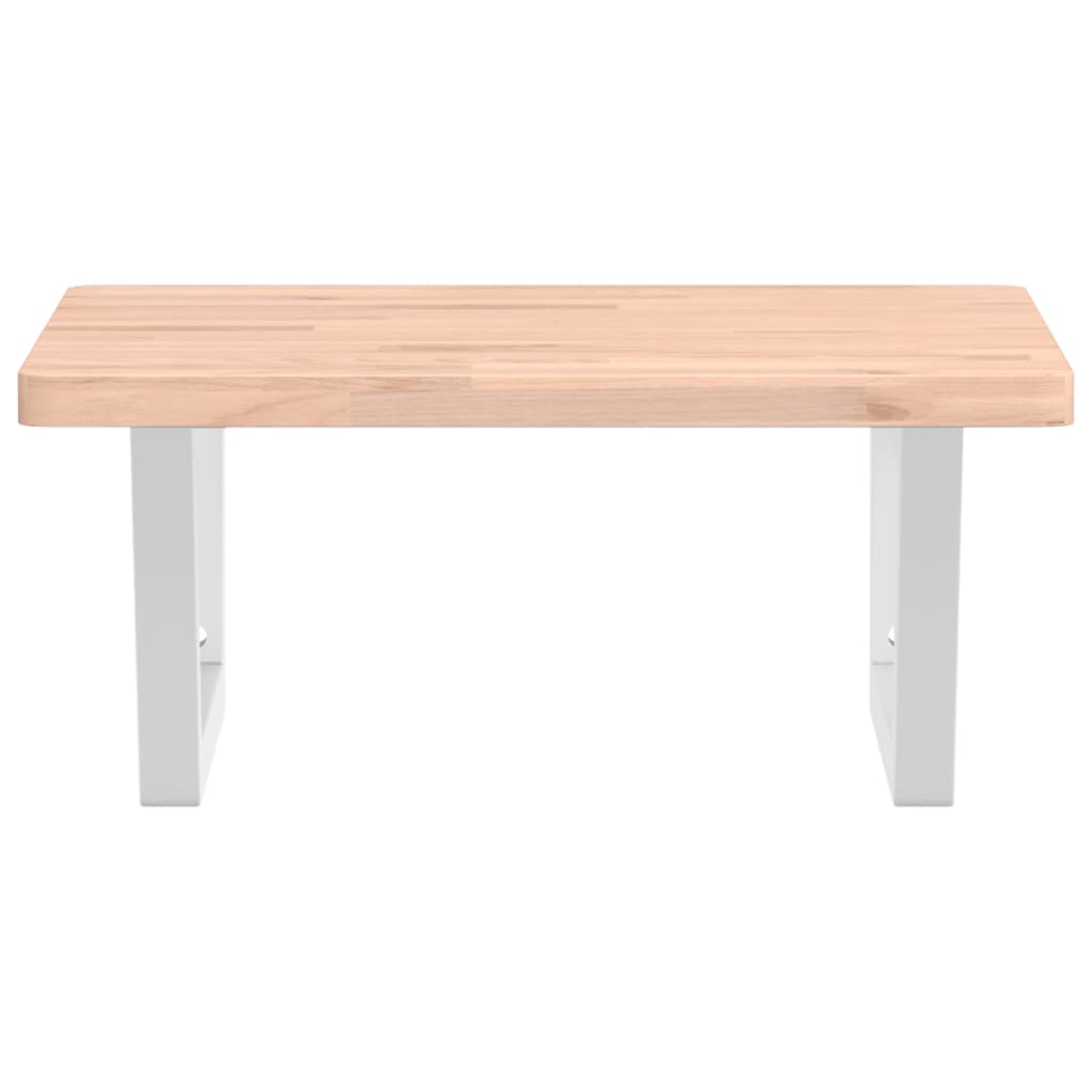 Badkamer wandschap staal en massief beukenhout is nu te koop bij PeponiXL, paradijselijk wonen!