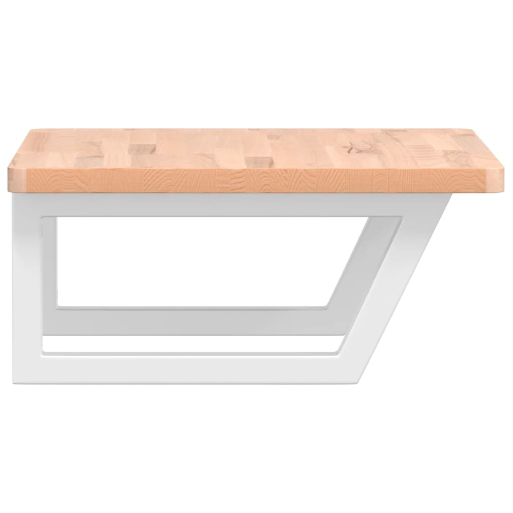 Badkamer wandschap staal en massief beukenhout is nu te koop bij PeponiXL, paradijselijk wonen!