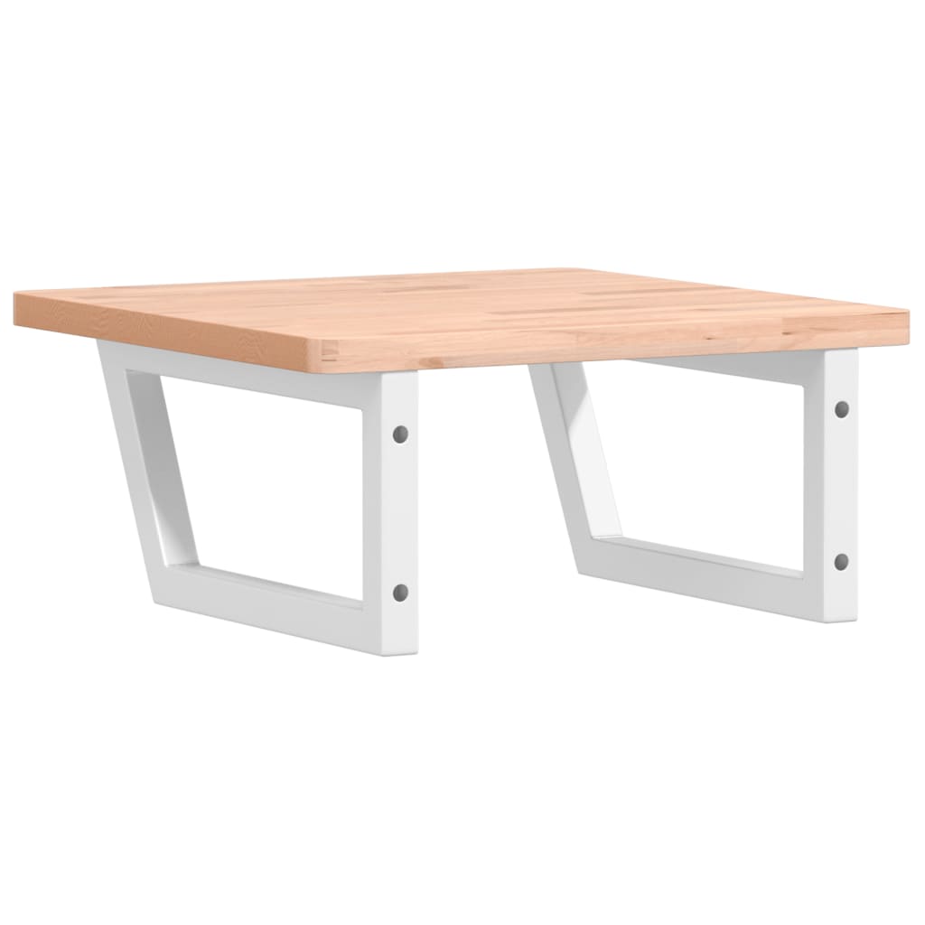 Badkamer wandschap staal en massief beukenhout is nu te koop bij PeponiXL, paradijselijk wonen!