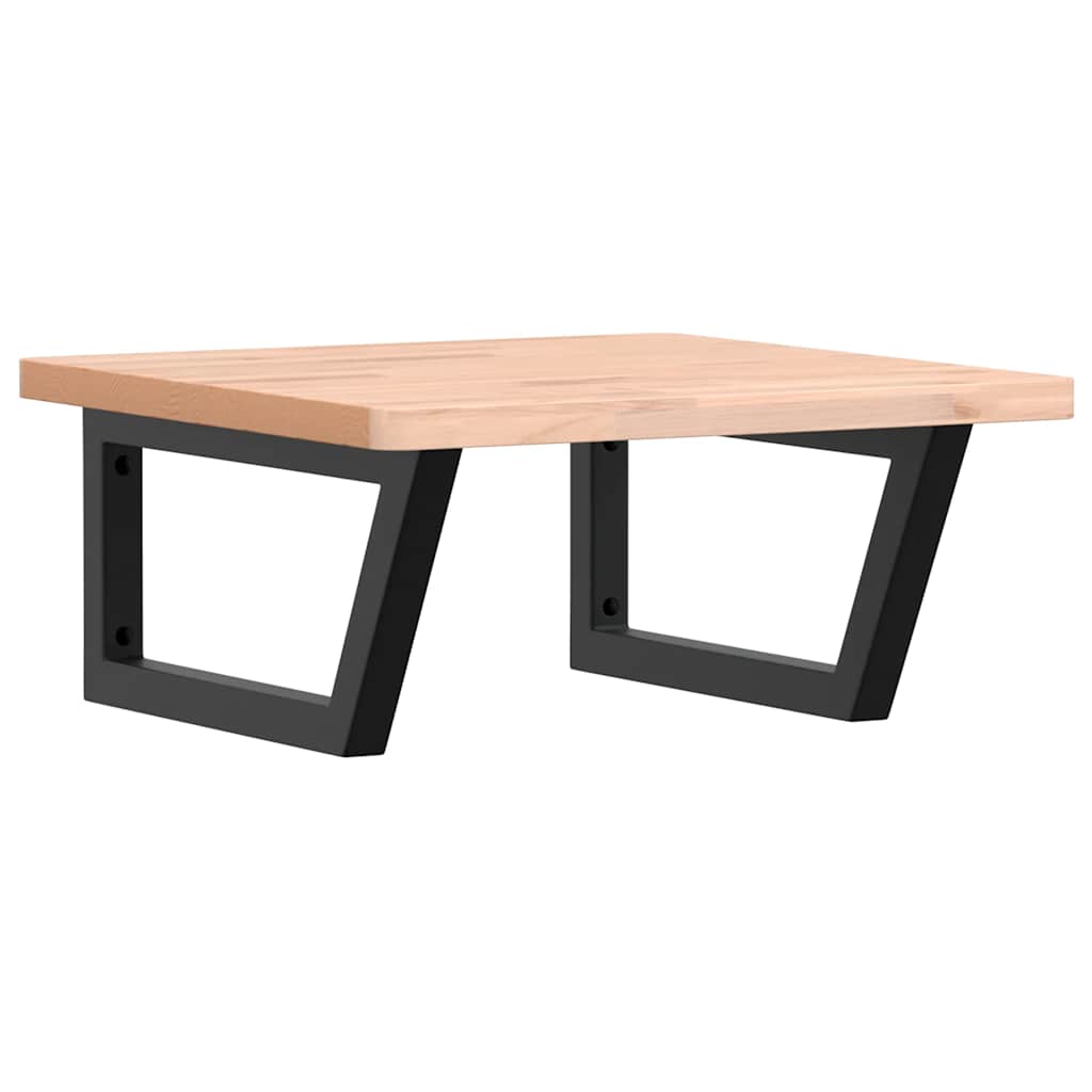 Badkamer wandschap staal en massief beukenhout is nu te koop bij PeponiXL, paradijselijk wonen!