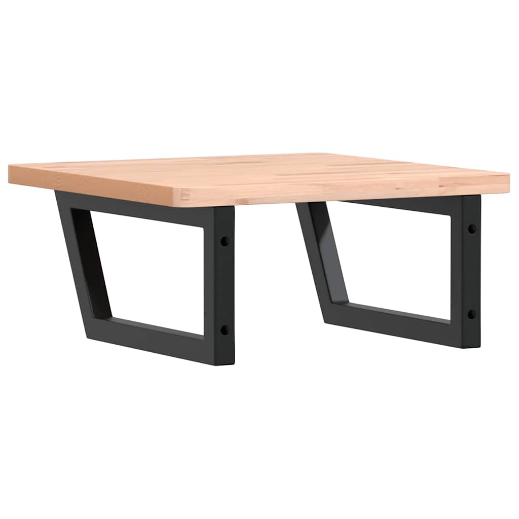 Badkamer wandschap staal en massief beukenhout is nu te koop bij PeponiXL, paradijselijk wonen!