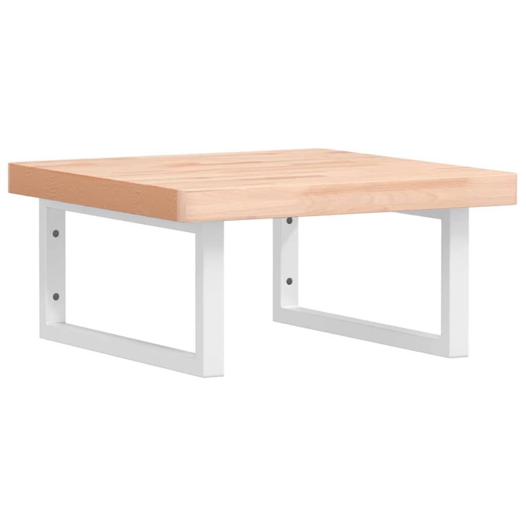 Badkamer wandschap staal en massief beukenhout is nu te koop bij PeponiXL, paradijselijk wonen!