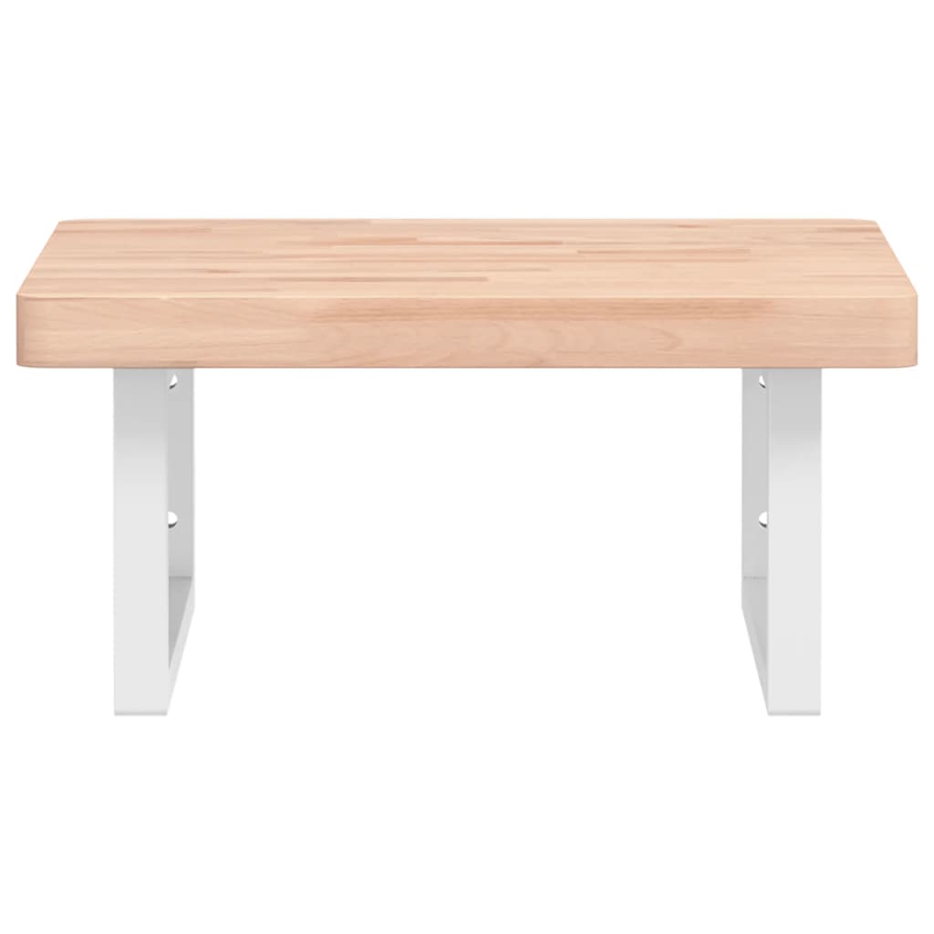 Badkamer wandschap staal en massief beukenhout is nu te koop bij PeponiXL, paradijselijk wonen!
