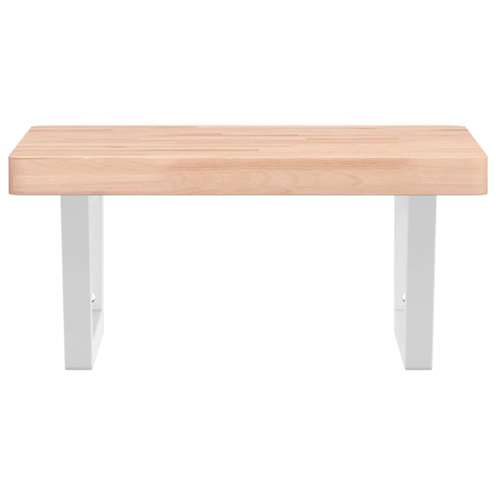 Badkamer wandschap staal en massief beukenhout is nu te koop bij PeponiXL, paradijselijk wonen!