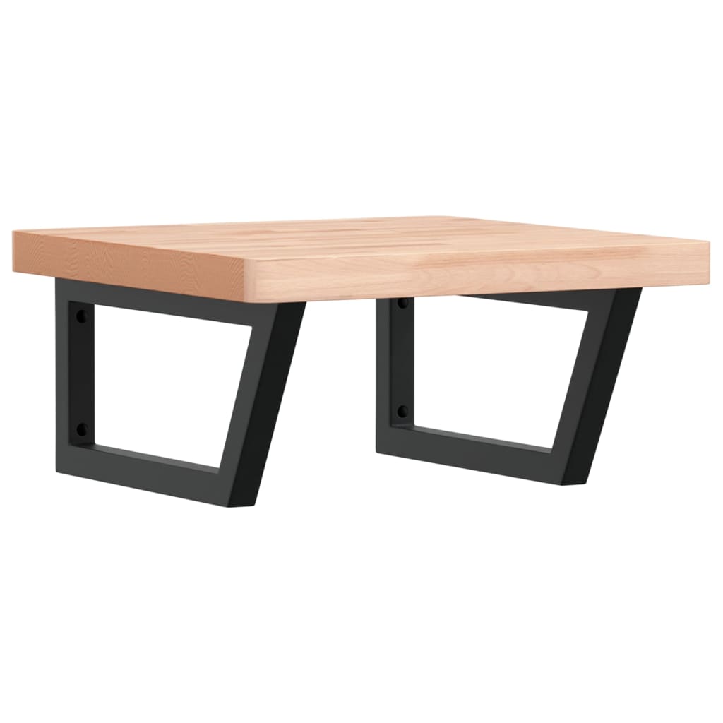 Badkamer wandschap staal en massief beukenhout is nu te koop bij PeponiXL, paradijselijk wonen!