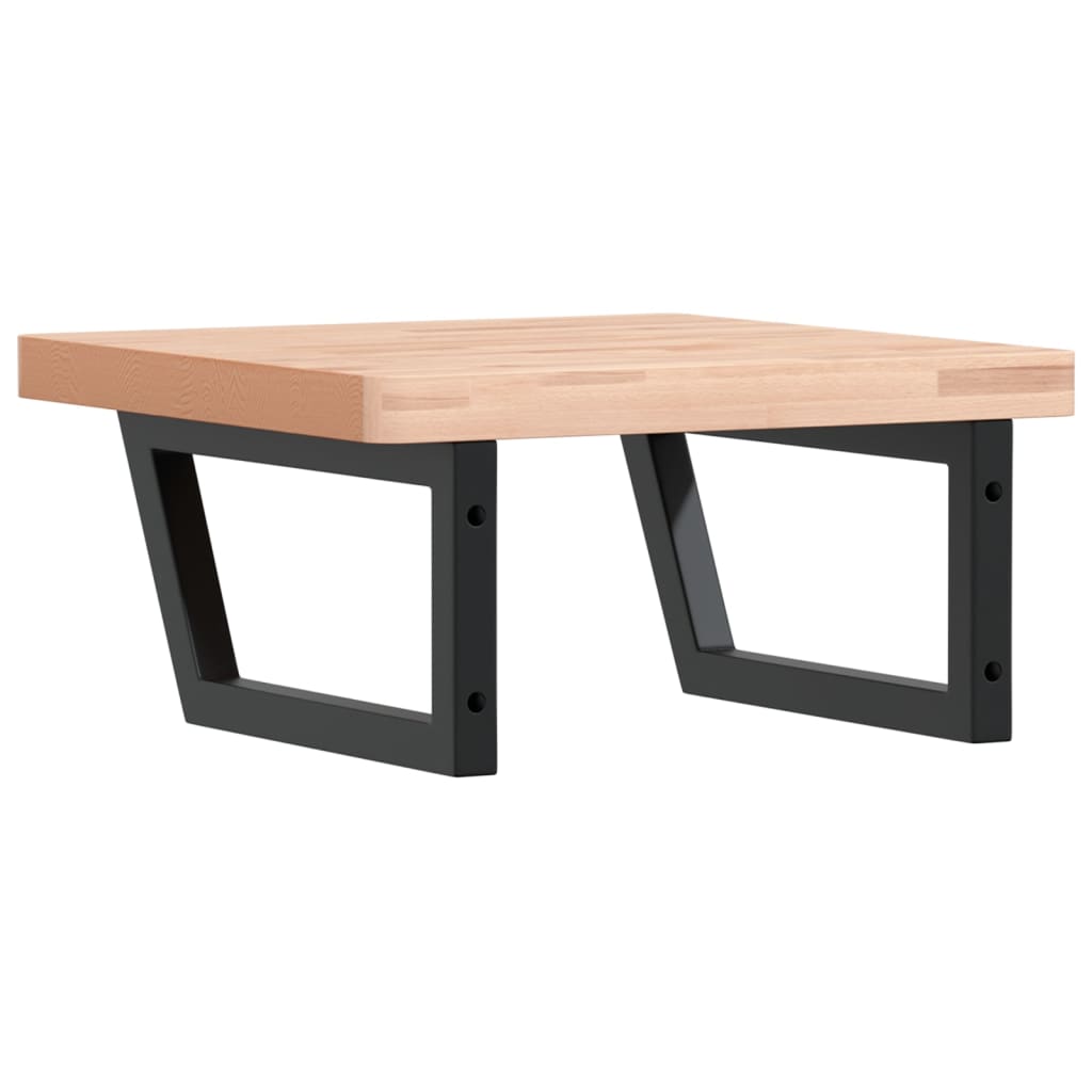 Badkamer wandschap staal en massief beukenhout is nu te koop bij PeponiXL, paradijselijk wonen!