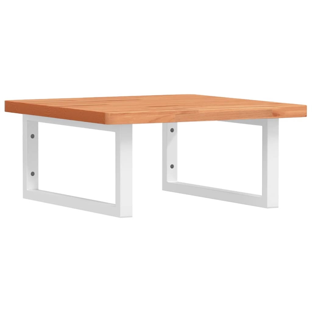Badkamer wandschap staal en massief beukenhout is nu te koop bij PeponiXL, paradijselijk wonen!