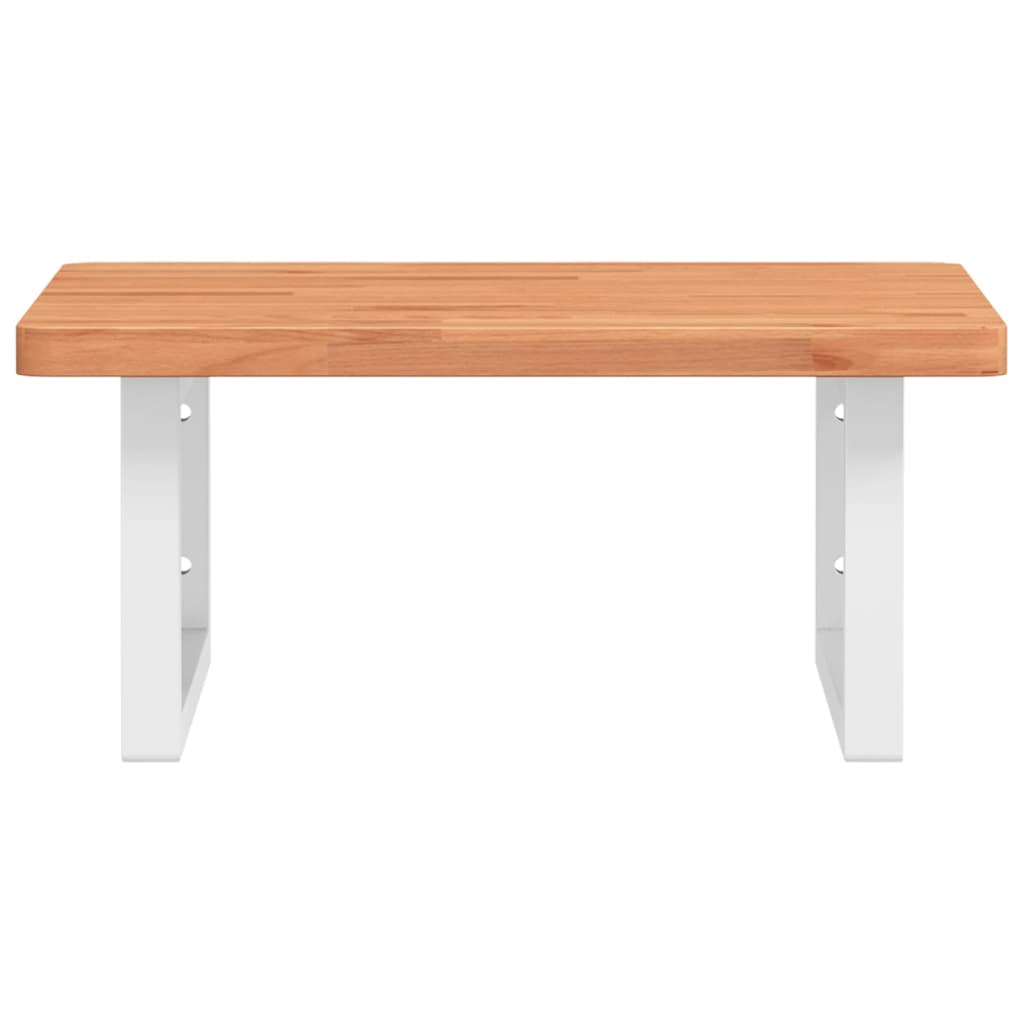Badkamer wandschap staal en massief beukenhout is nu te koop bij PeponiXL, paradijselijk wonen!
