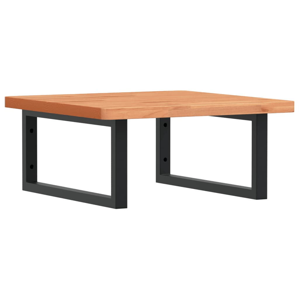 Badkamer wandschap staal en massief beukenhout is nu te koop bij PeponiXL, paradijselijk wonen!