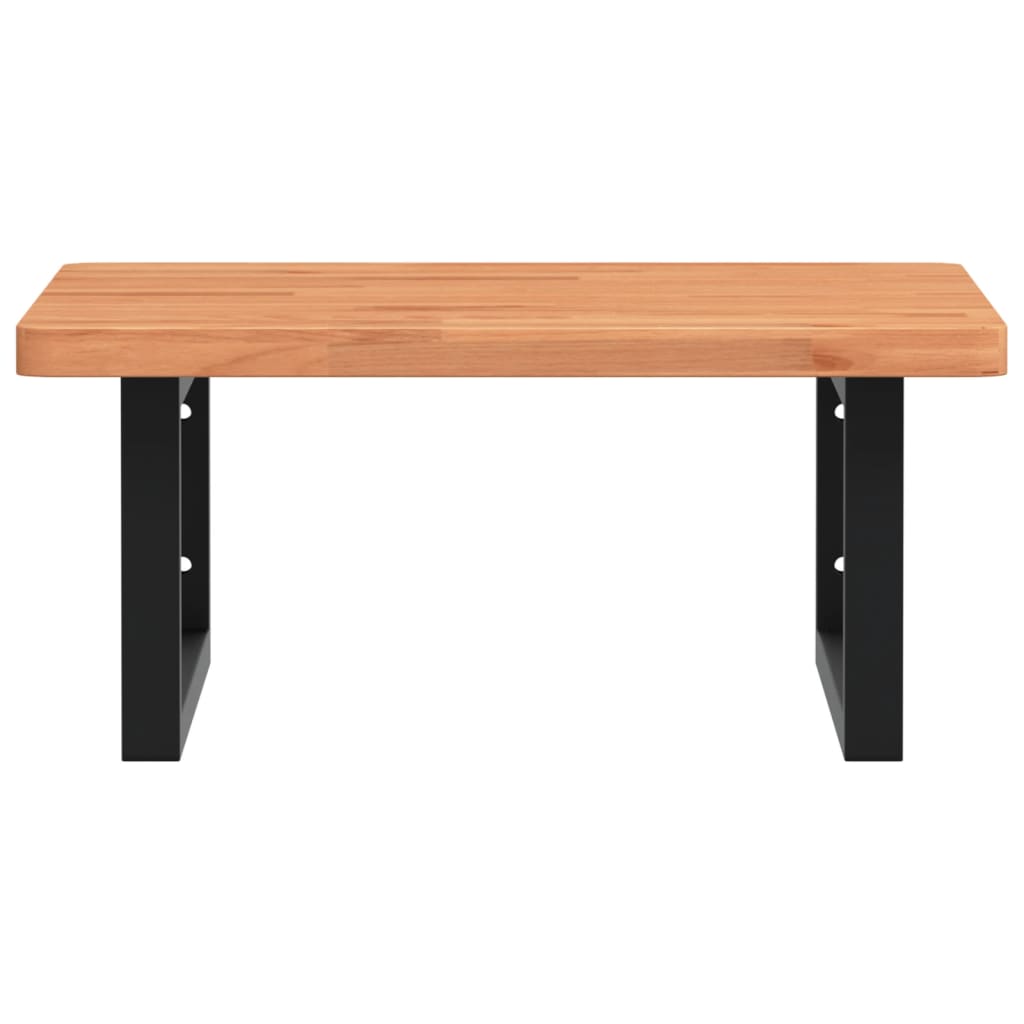 Badkamer wandschap staal en massief beukenhout is nu te koop bij PeponiXL, paradijselijk wonen!