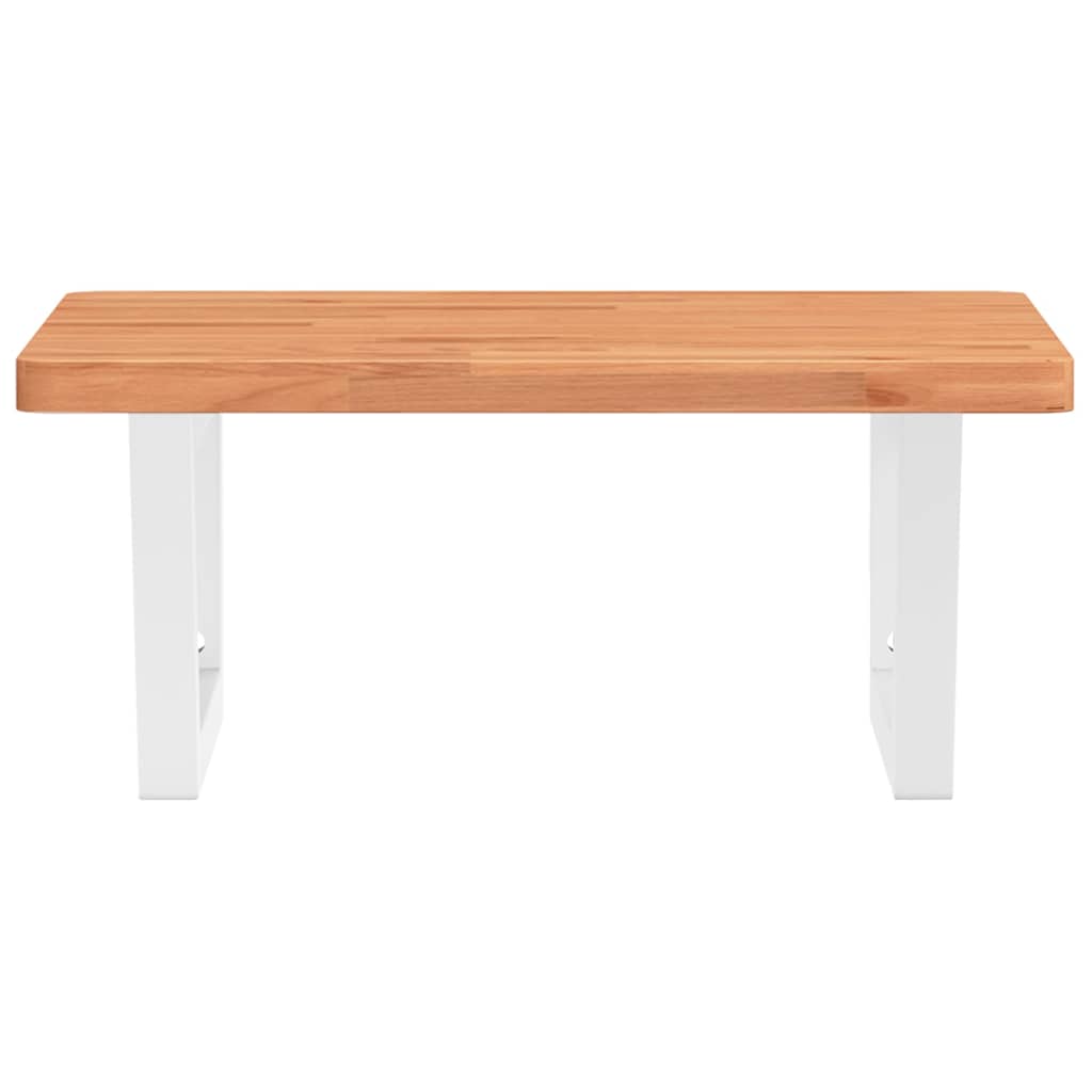Badkamer wandschap staal en massief beukenhout is nu te koop bij PeponiXL, paradijselijk wonen!