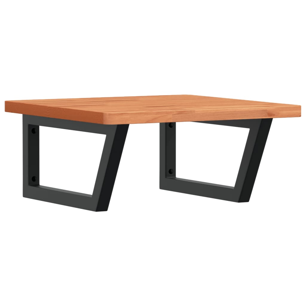 Badkamer wandschap staal en massief beukenhout is nu te koop bij PeponiXL, paradijselijk wonen!