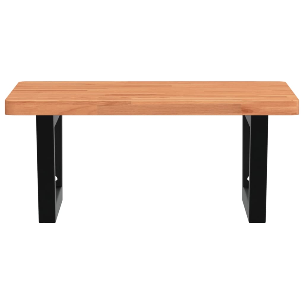 Badkamer wandschap staal en massief beukenhout is nu te koop bij PeponiXL, paradijselijk wonen!