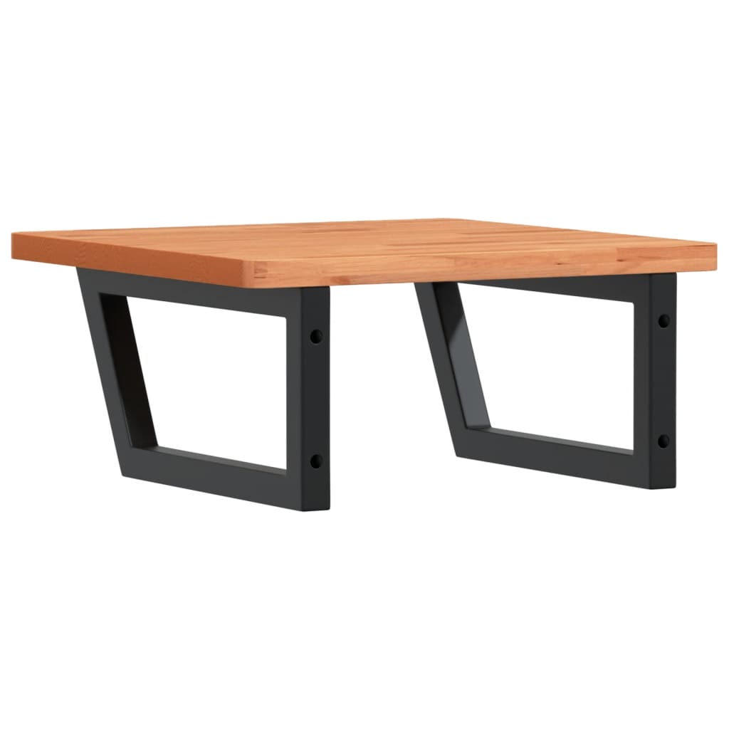 Badkamer wandschap staal en massief beukenhout is nu te koop bij PeponiXL, paradijselijk wonen!