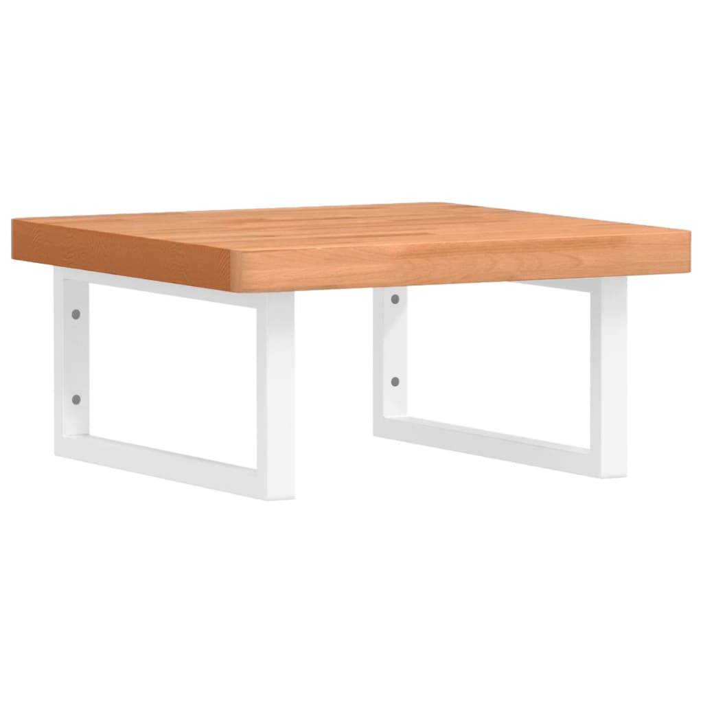 Badkamer wandschap staal en massief beukenhout is nu te koop bij PeponiXL, paradijselijk wonen!