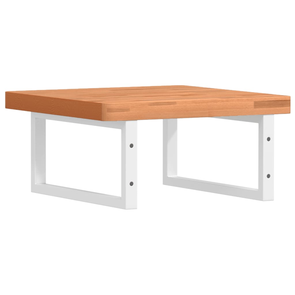 Badkamer wandschap staal en massief beukenhout is nu te koop bij PeponiXL, paradijselijk wonen!