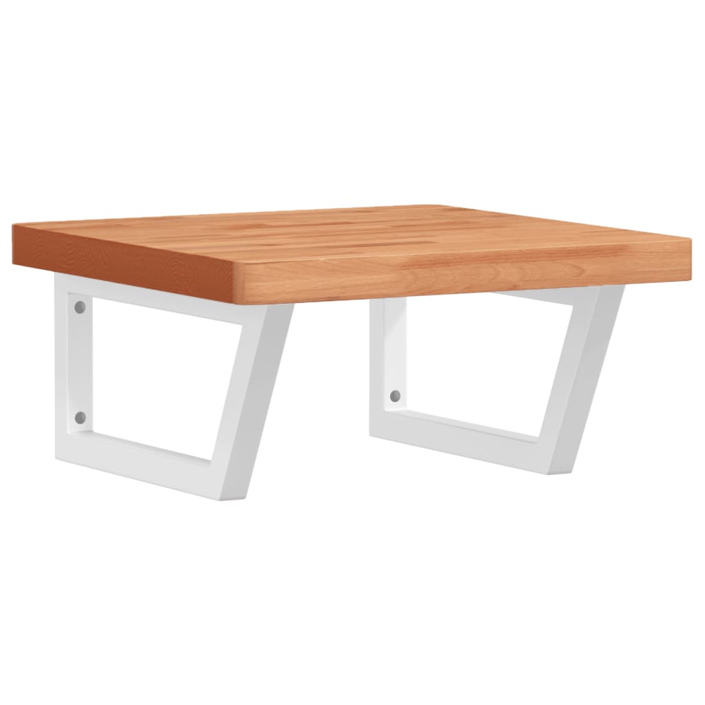 Badkamer wandschap staal en massief beukenhout is nu te koop bij PeponiXL, paradijselijk wonen!
