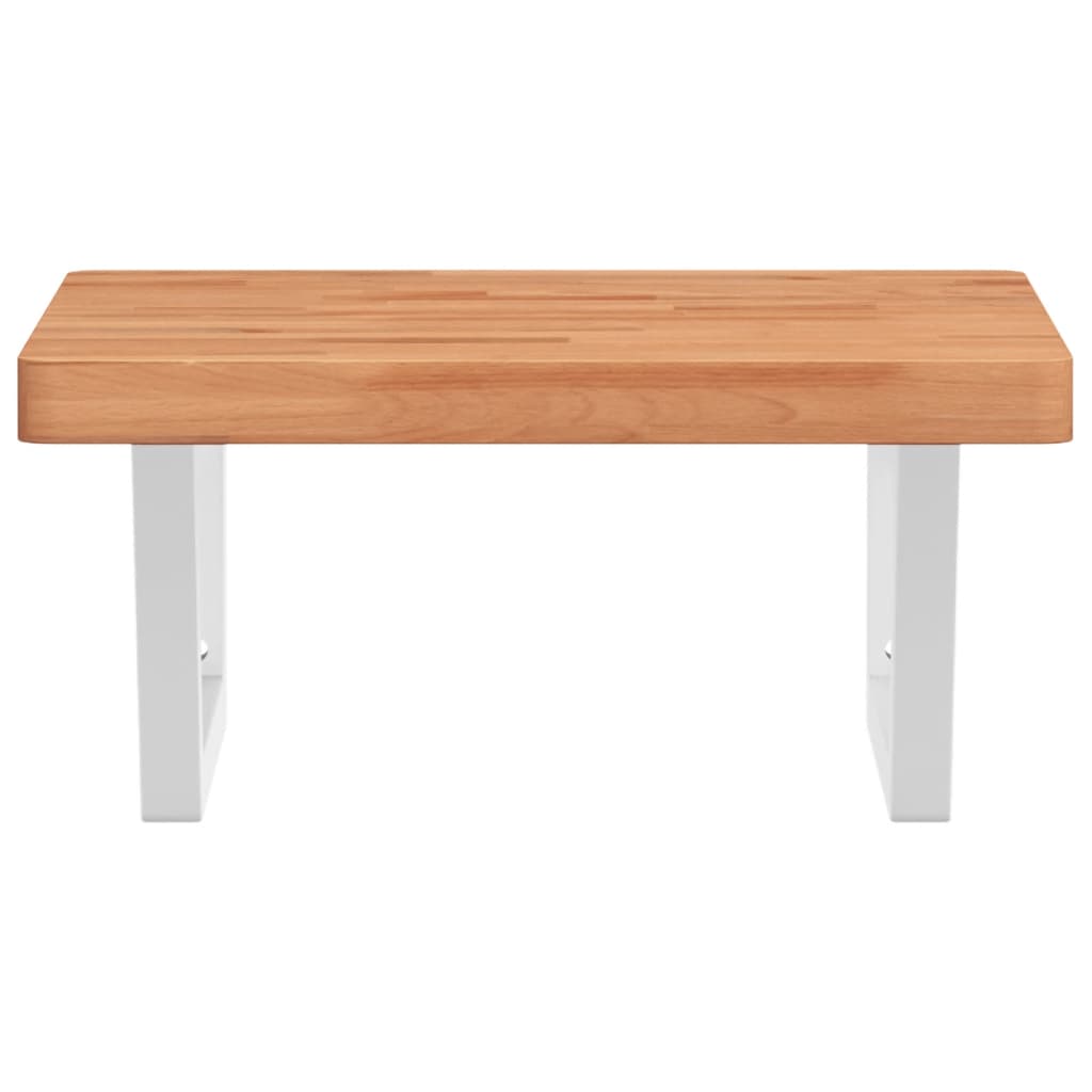 Badkamer wandschap staal en massief beukenhout is nu te koop bij PeponiXL, paradijselijk wonen!