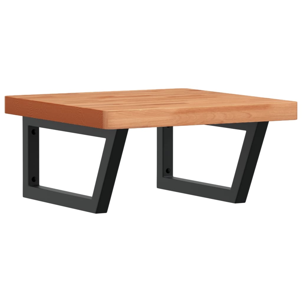 Badkamer wandschap staal en massief beukenhout is nu te koop bij PeponiXL, paradijselijk wonen!