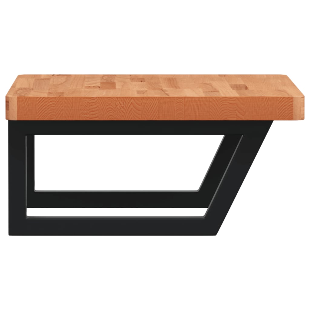 Badkamer wandschap staal en massief beukenhout is nu te koop bij PeponiXL, paradijselijk wonen!