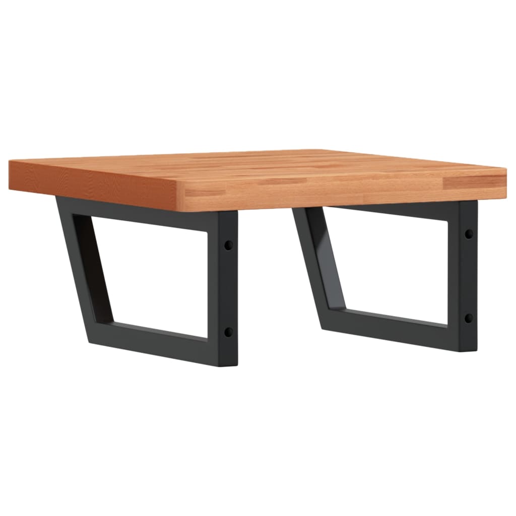 Badkamer wandschap staal en massief beukenhout is nu te koop bij PeponiXL, paradijselijk wonen!